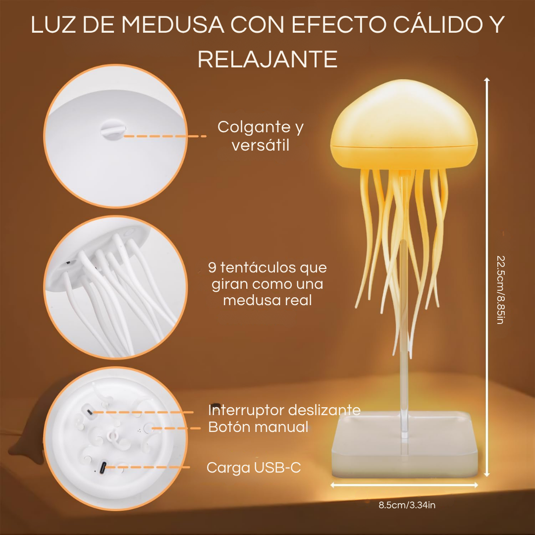 Lámpara Medusa LED – Glowly™